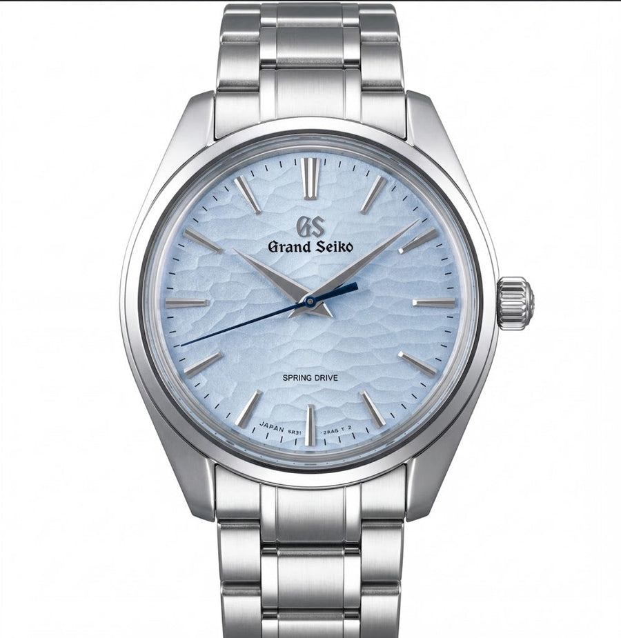 Seiko Mod Grand Seiko – Glacier Blue Texture (No-Date)