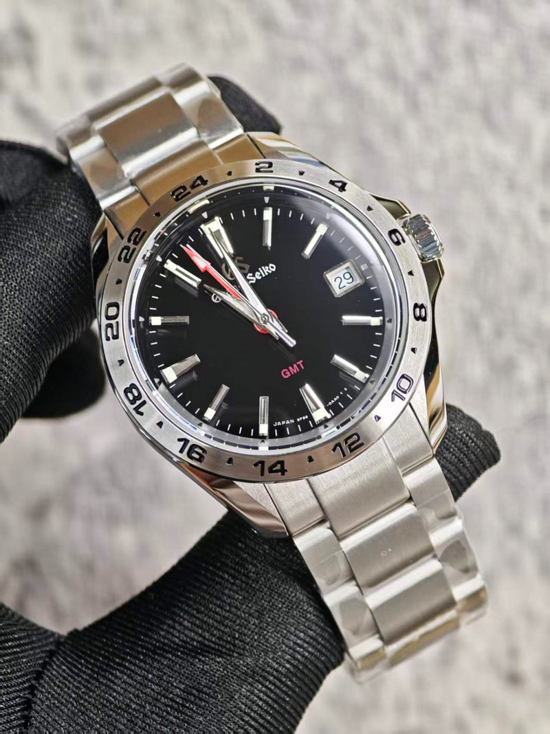 Seiko Mod Grand Seiko GMT – Deep Black