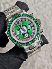 Seiko Mod Daytona – Roulette front