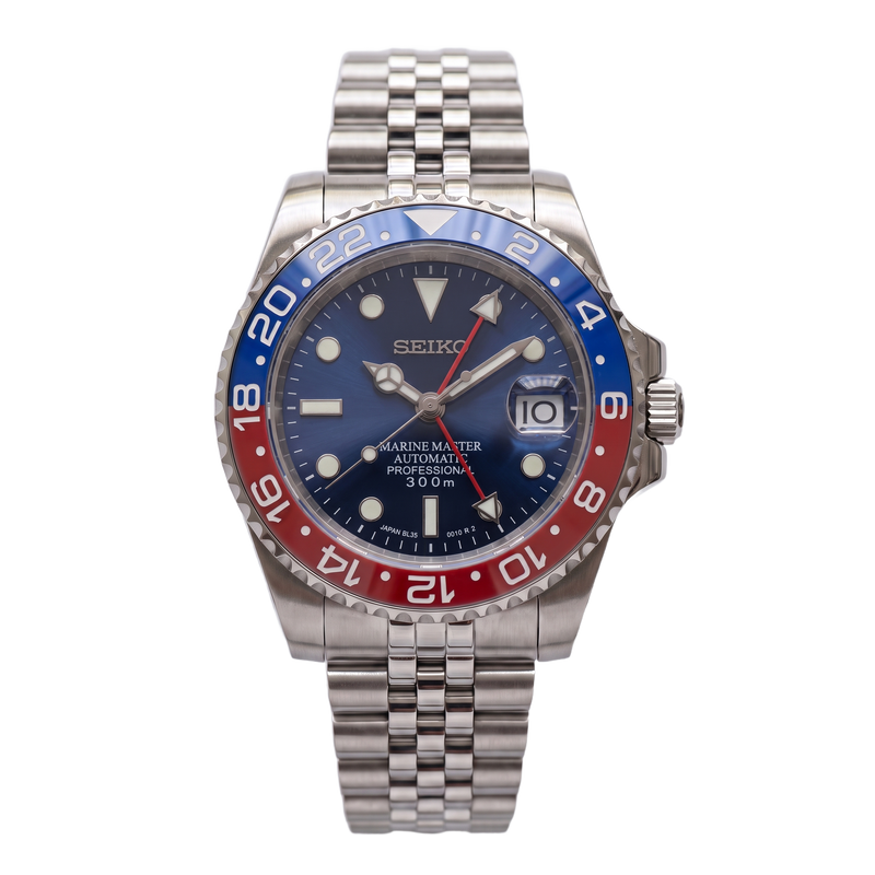 Seiko Mod GMT – Blue Pepsi