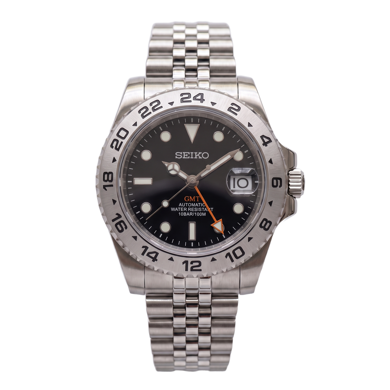 Seiko Mod GMT – Explorer II Black