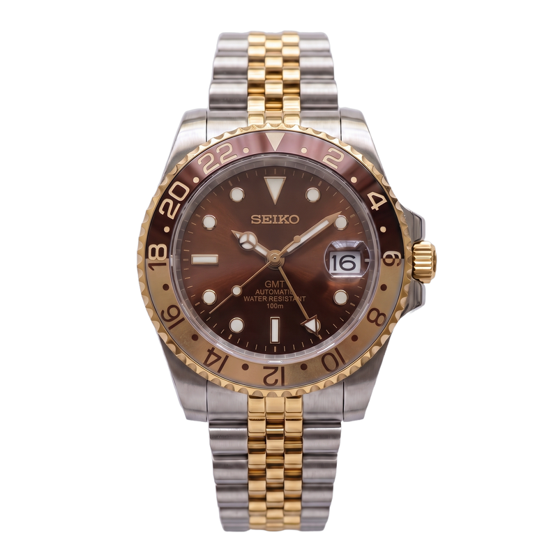 Seiko Mod GMT – Retro Root Beer