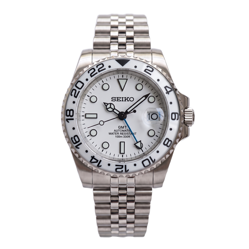Seiko Mod GMT – White