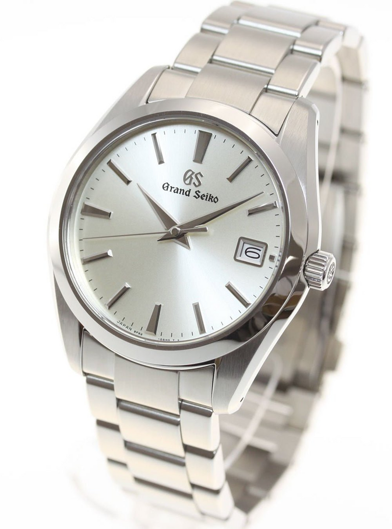 Seiko Mod Grand Seiko Silver Sunburst side view