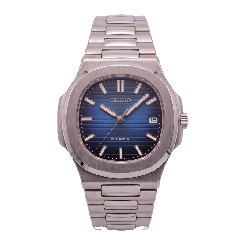 Seiko Mod Nautilus – Deep Blue