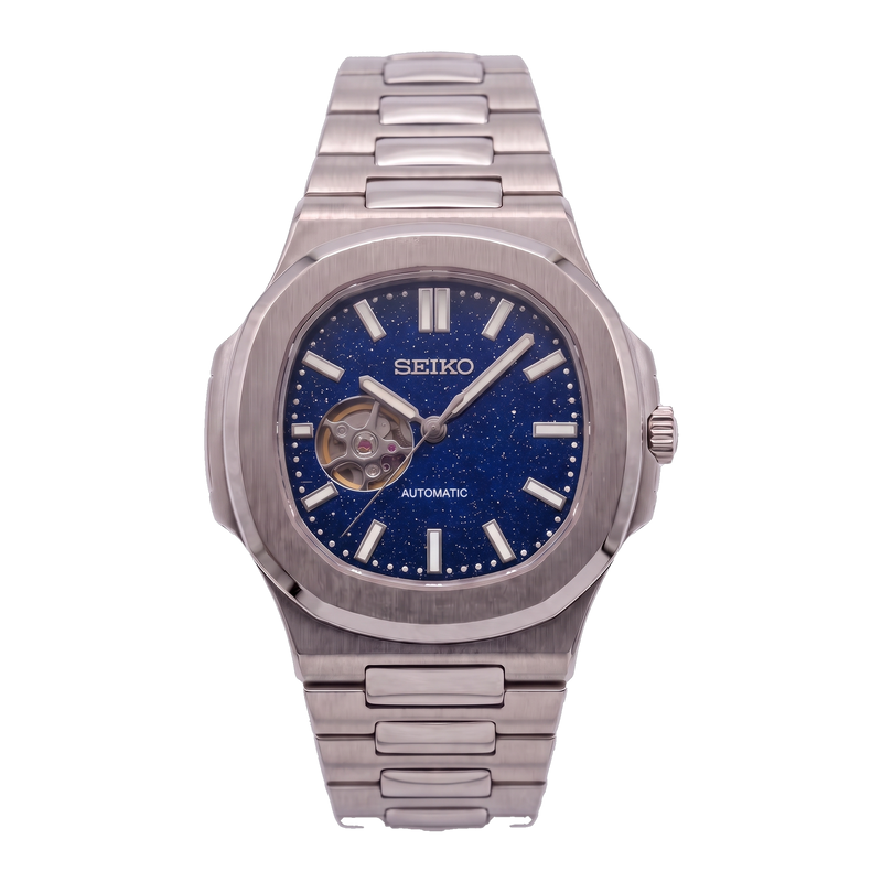 Seiko Mod Nautilus – Starry Dust Open Heart