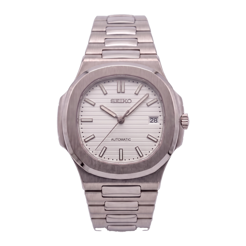 Seiko Mod Nautilus – White Racer Dial