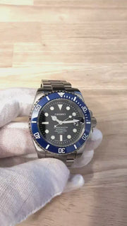 Seiko Mod Submariner Diver - Classic Blue product video