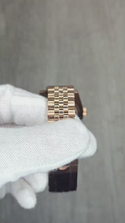 Seiko Mod Datejust - Rose Gold Chocolate Dial product video