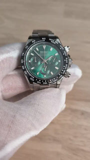Seiko Mod Daytona - Emerald Green product video