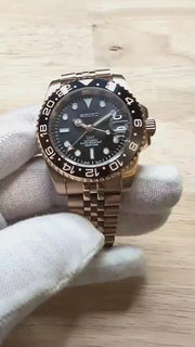 Seiko Mod GMT – Root Beer Rose Gold product video