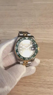 Seiko Mod Submariner 24H - Kermit Two-Tone product video
