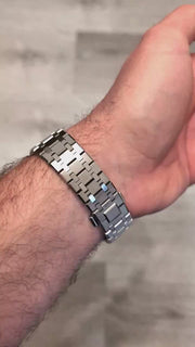 Seiko Mod Royal Oak – Ice Blue Waffle Dial product video