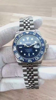 Seiko Mod Submariner 24H - Blue Smurf product video