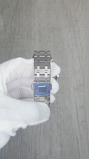 Seiko Mod Royal Oak Blue Grid Dial product video