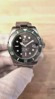 Seiko Mod Submariner Diver - Classic Green product video