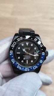Seiko Mod Submariner 24H – Stealth Batman product video