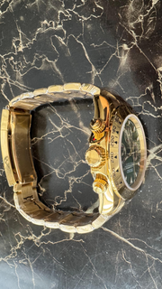 Seiko Mod Daytona - Gold Green actual product view 2