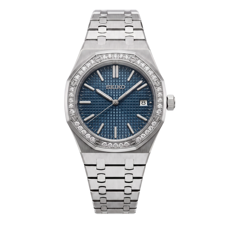 Seiko Mod Royal Oak – Lady 34mm Blue