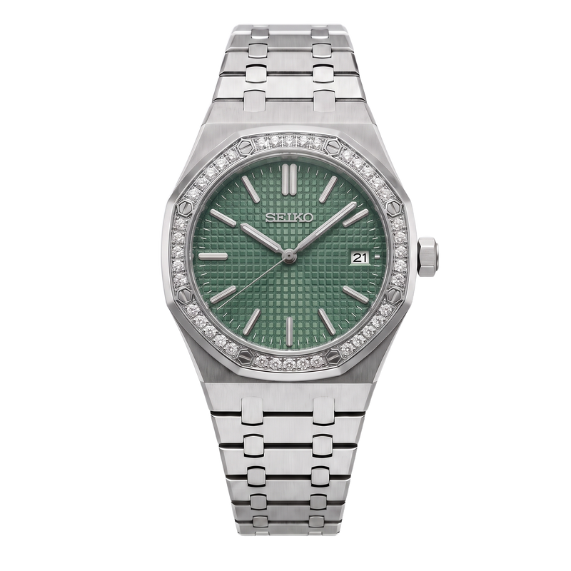 Seiko Mod Royal Oak – Lady 34mm Green