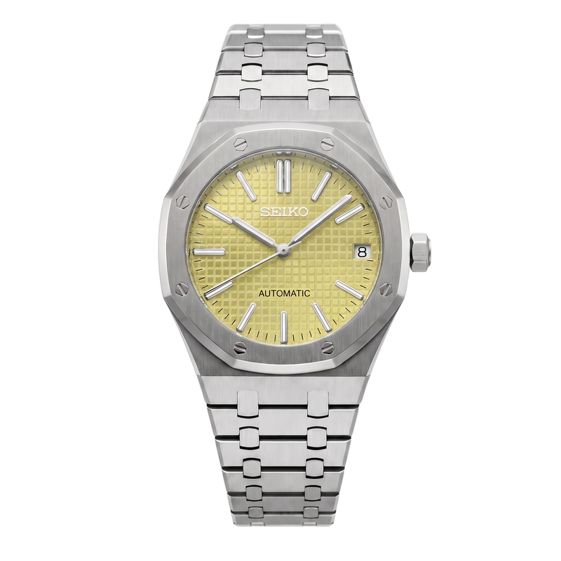 Seiko Mod Royal Oak – Lemon Dial