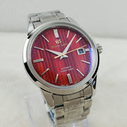 Seiko Mod Grand Seiko Deep Burgundy Texture caseback