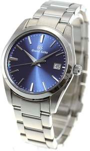 Seiko Mod Grand Seiko Cobalt Blue caseback view