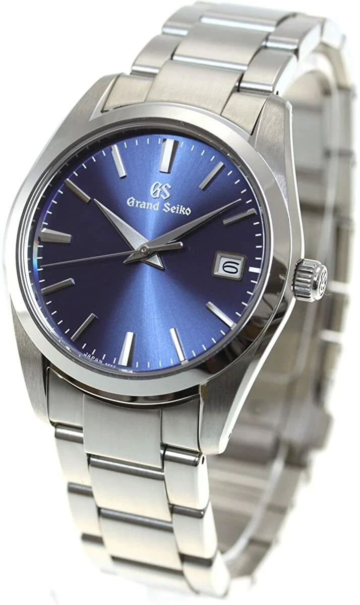 Seiko Mod Grand Seiko Cobalt Blue caseback view