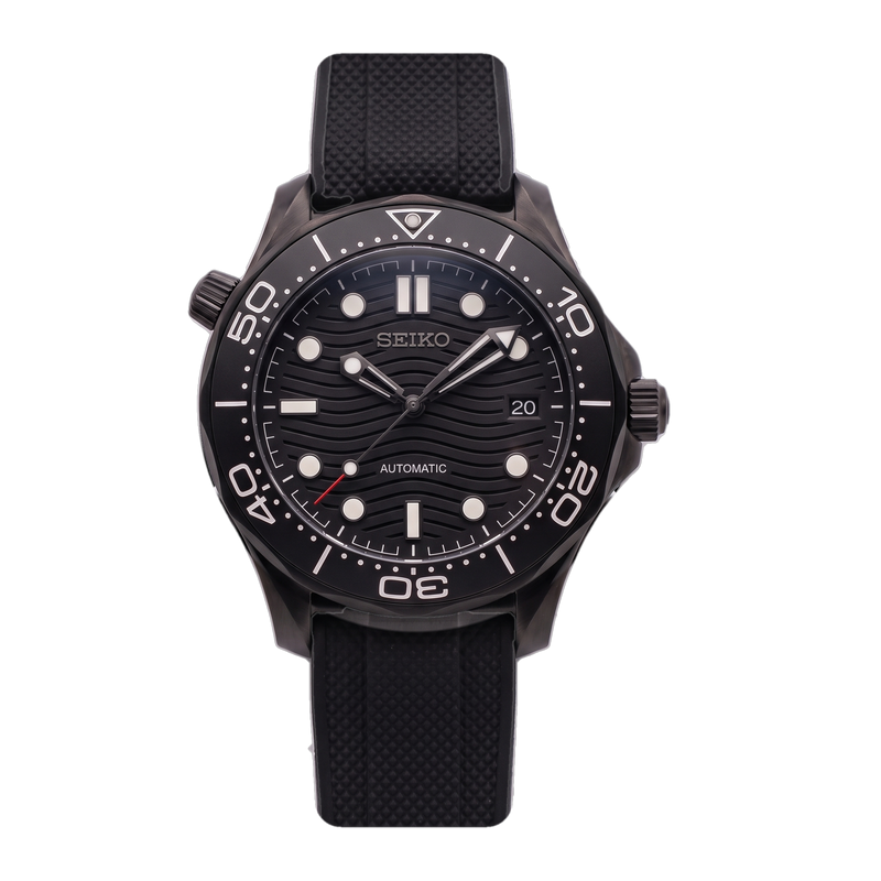 Seiko Mod Seamaster Diver – Stealth Black