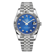 Seiko Mod Ladyjust Ice Blue Diamond dial 31mm
