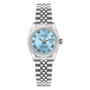 Seiko Mod Ladyjust - Ice Blue Roman Dial studio product view