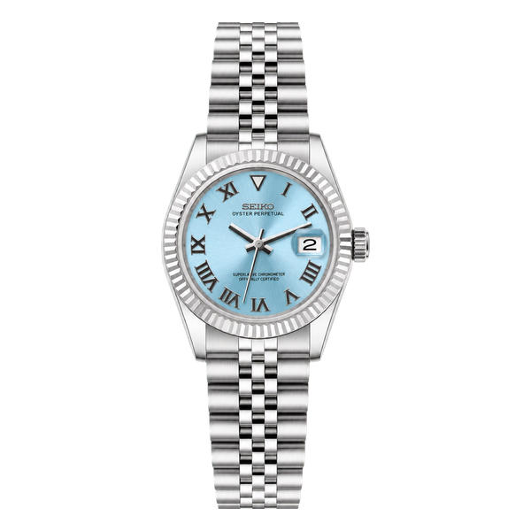 Seiko Mod Ladyjust - Ice Blue Roman Dial