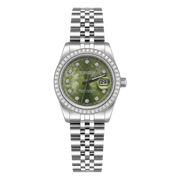 Seiko Mod Ladyjust - Olive Diamond studio product view