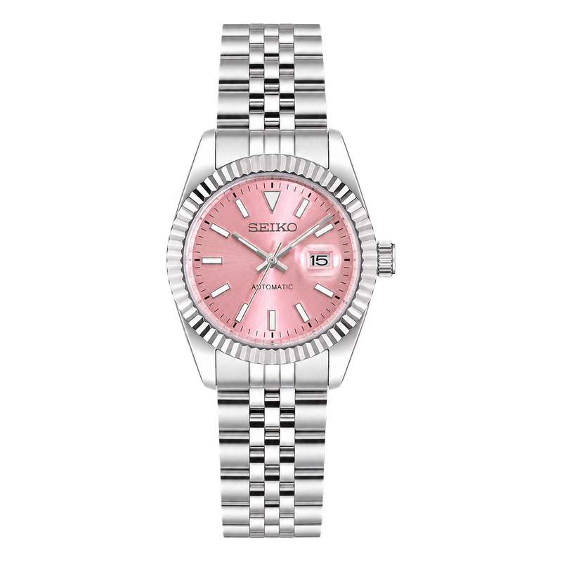 Seiko Mod Ladyjust - Pink Dial studio product view