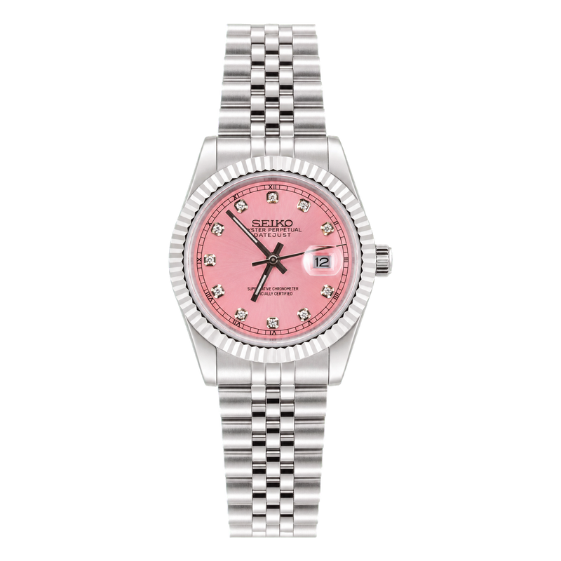 Seiko Mod Ladyjust - Pink Diamond studio product view