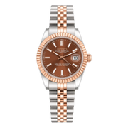 Seiko Mod Ladyjust - Rose Chocolate Baton Dial studio product view