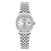 Seiko Mod Ladyjust - Silver Diamond studio product view