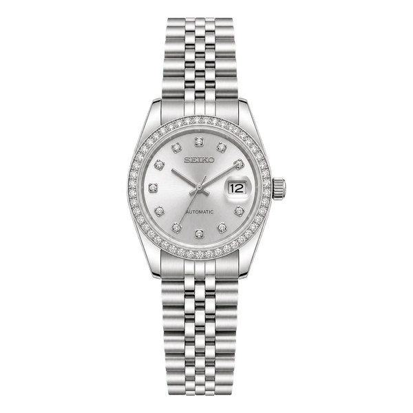 Seiko Mod Ladyjust - Silver Diamond