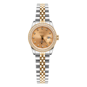 Seiko Mod Ladyjust - Two-Tone Champagne Diamond studio product view