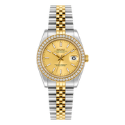 Seiko Mod Ladyjust – Two-Tone Gold Diamond studio product view