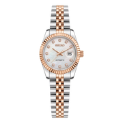 Seiko Mod Ladyjust - Two-Tone Rose Gold Mother of Pearl Diamond studio product view