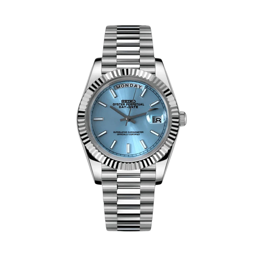 Seiko Mod Day-Date – Tiffany Blue