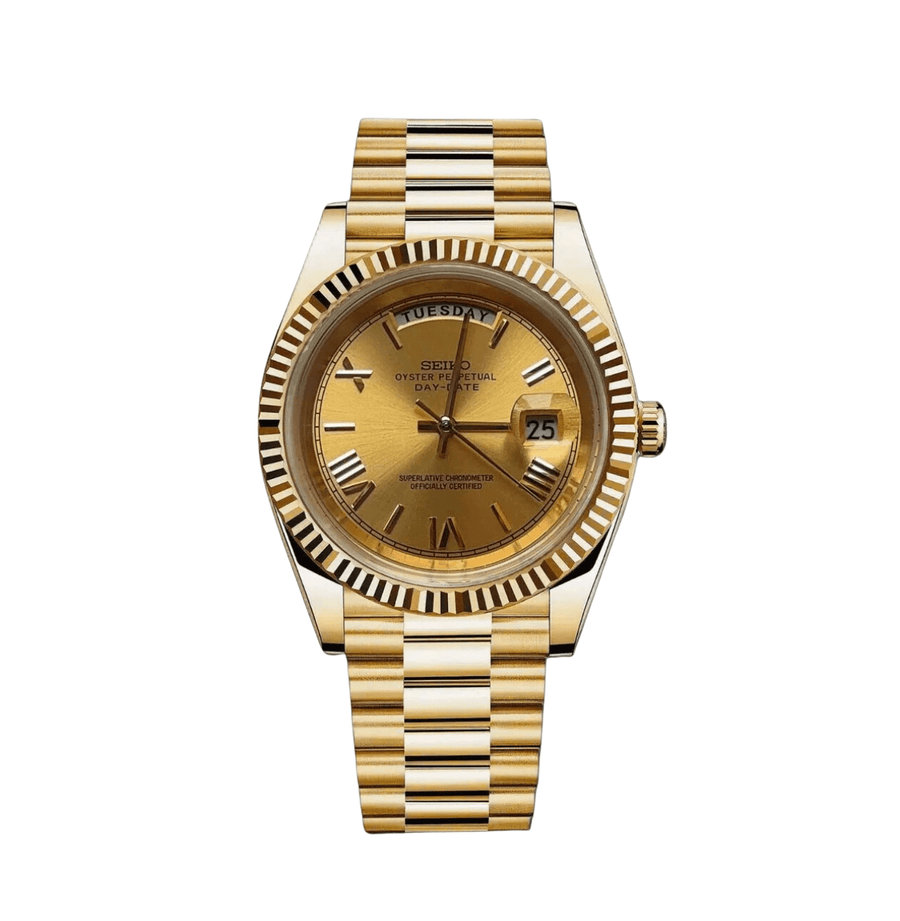 Seiko Mod Day-Date – Full Gold