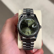 Seiko Mod Day-Date – Olive Arabic Dial supplier photo 3