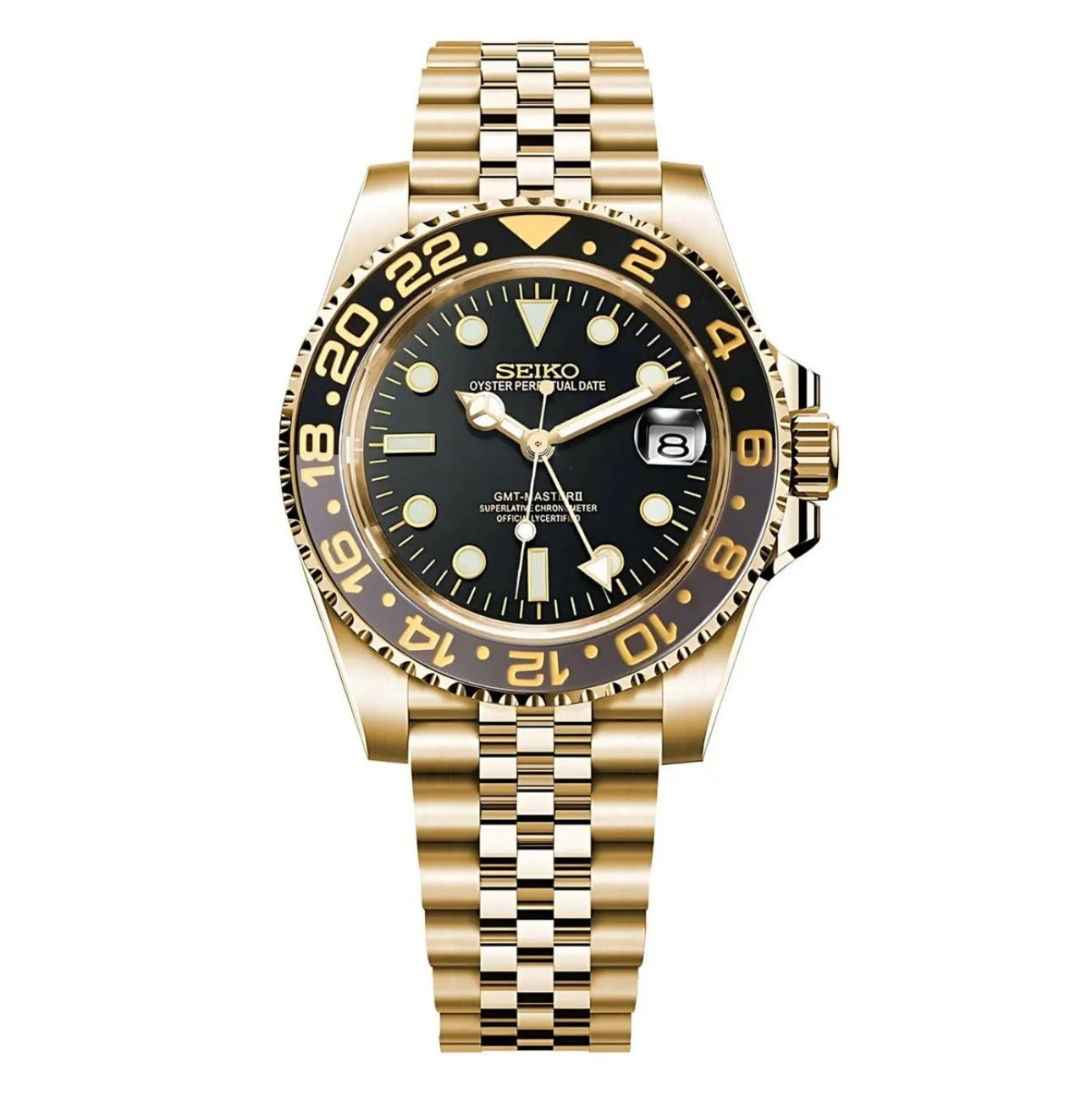 Seiko Mod GMT – Gold