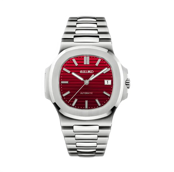 Seiko Mod Nautilus - Red Velvet