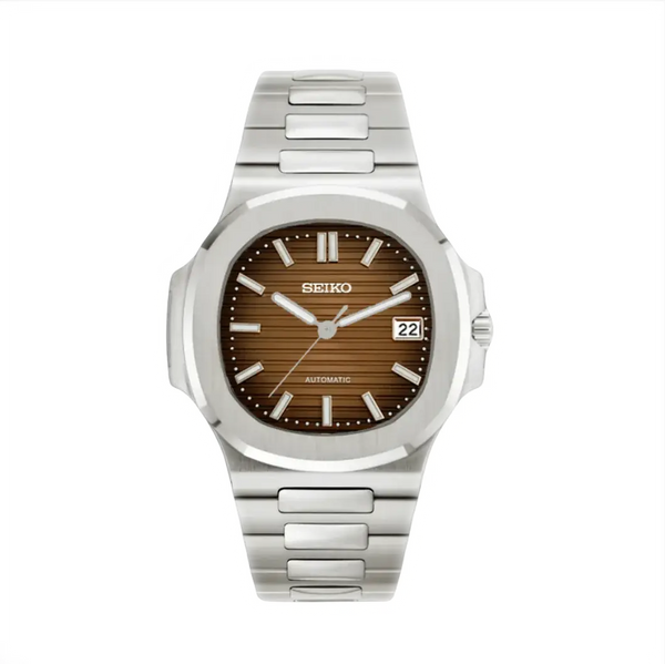 Seiko Mod Nautilus - Chocolate Sunburst