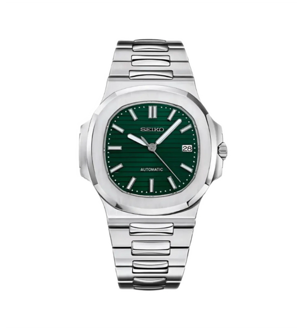 Seiko Mod Nautilus - Emerald Green
