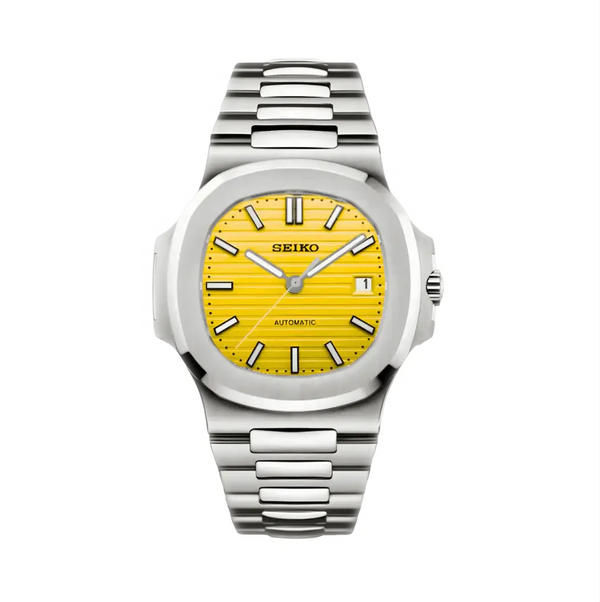Seiko Mod Nautilus - Sunburst Yellow