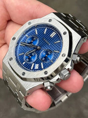 Seiko Mod Royal Oak Chronograph – Blue Dial supplier photo 3